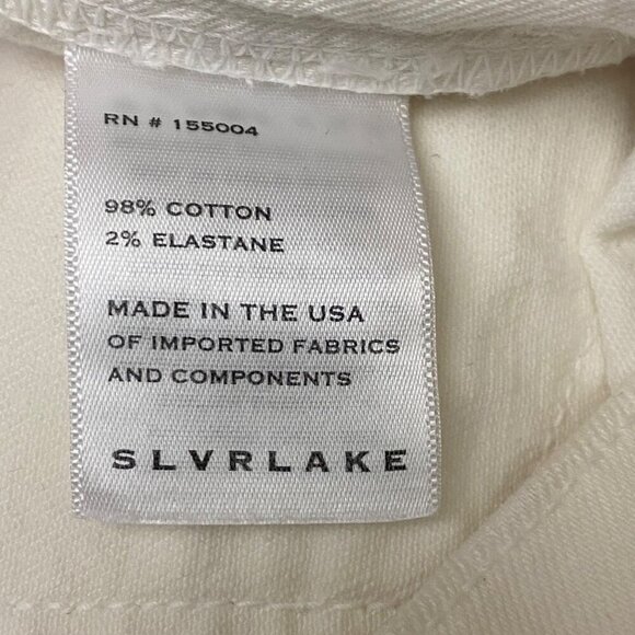 NEW SLVRLAKE Beatnik White Denim Jeans Size 29 - Picture 8 of 8